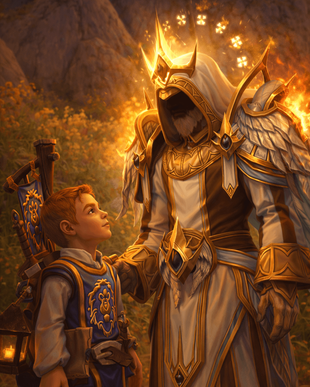 Preview of Amen and his little cleric Paolino